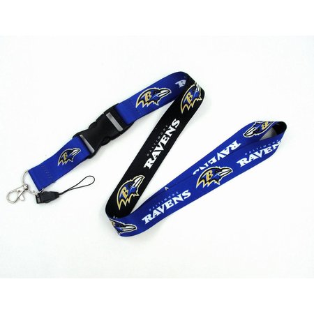 Baltimore Ravens NFL Neck Lanyard Football Teams Detachable Strap Lanyards for Cellphone Holder